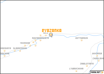 map of Ryazanka