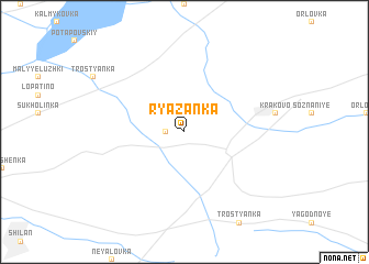 map of Ryazanka