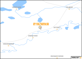 map of Ryazanka