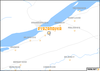 map of Ryazanovka