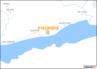 map of Ryazanovo