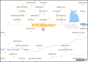 map of Ryazanovskiy