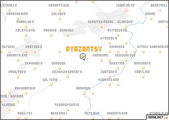 map of Ryazantsy