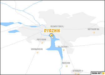 map of Ryazhik