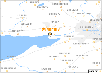 map of Rybachiy