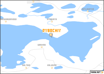 map of Rybachiy