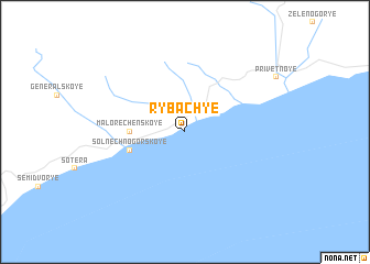 map of Rybachʼye