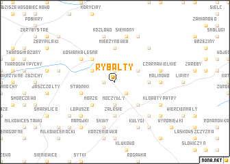 map of Rybałty