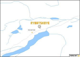 map of Rybatskoye