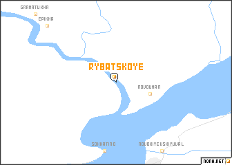 map of Rybatskoye