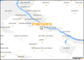 map of Rybatskoye