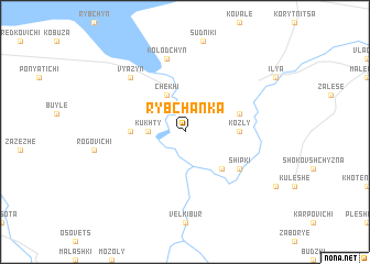 map of Rybchanka