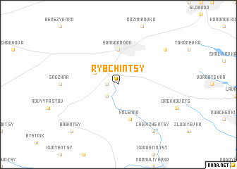 map of Rybchintsy