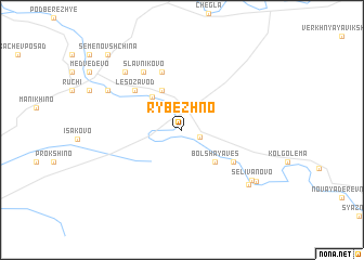 map of Rybezhno