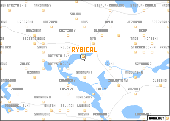 map of Rybical