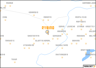 map of Rybino