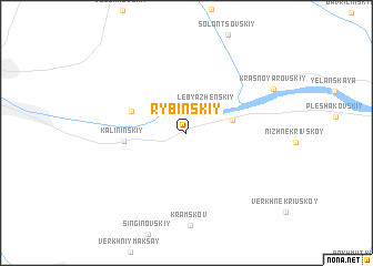 map of Rybinskiy