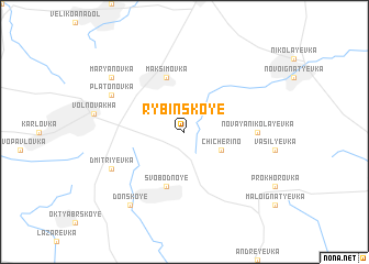 map of Rybinskoye