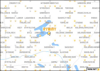 map of Rybiny