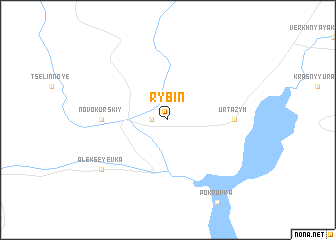 map of Rybin