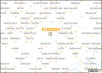 map of Rybionek