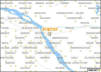 map of Rybitwy