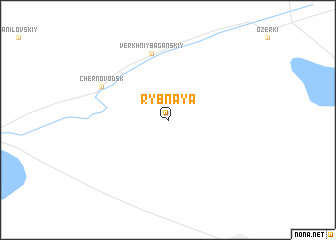 map of Rybnaya