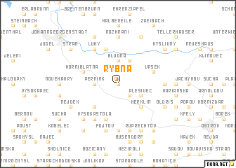 map of Rybná