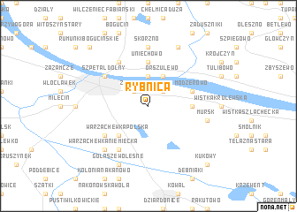 map of Rybnica