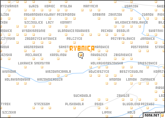 map of Rybnica