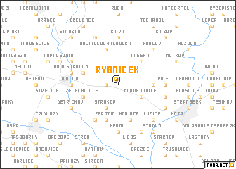 map of Rybníček