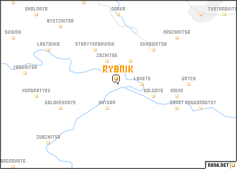 map of Rybnik