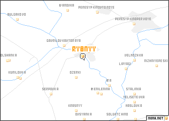 map of Rybnyy