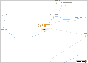 map of Rybnyy