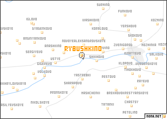 map of Rybushkino