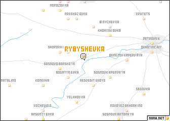 map of Rybyshëvka