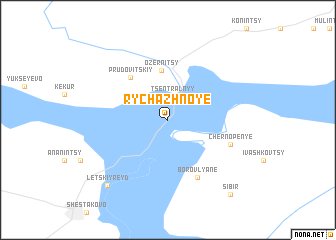 map of Rychazhnoye
