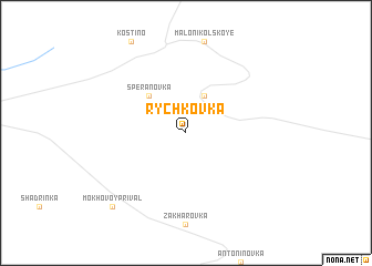 map of Rychkovka