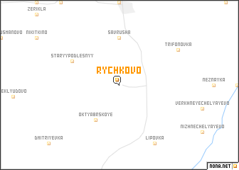 map of Rychkovo