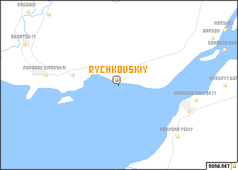 map of Rychkovskiy