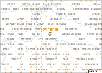 map of Rychnov