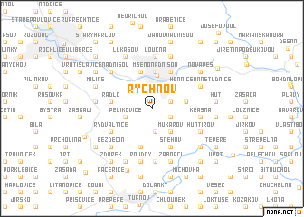 map of Rychnov