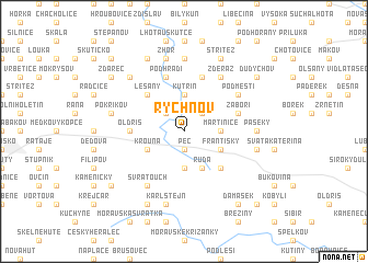 map of Rychnov