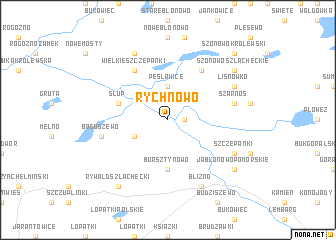 map of Rychnowo