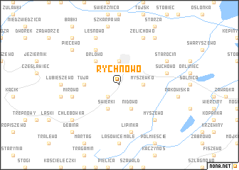 map of Rychnowo