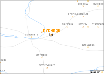 map of Rychnów