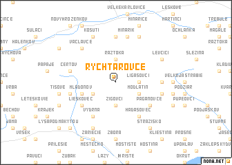 map of Rychtárovce