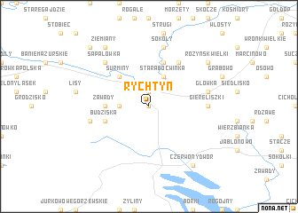 map of Rychtyn