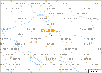 map of Rychwałd