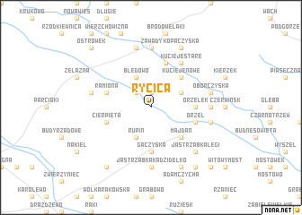 map of Rycica